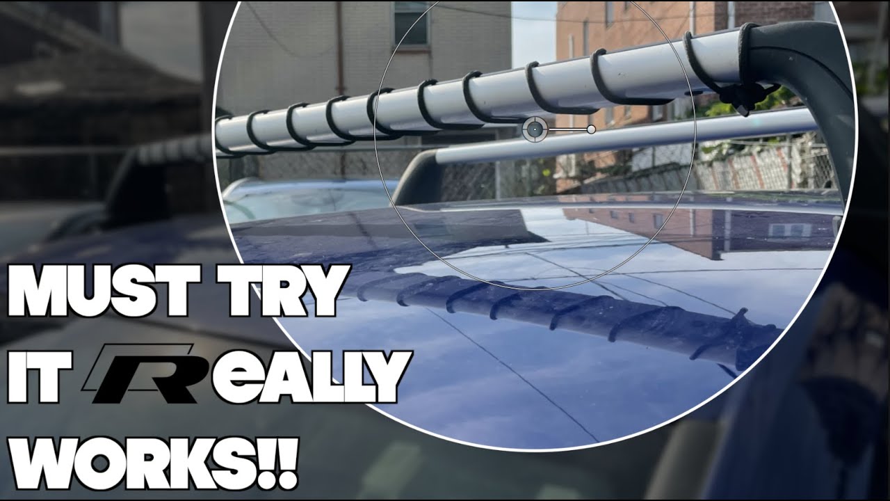 How To Reduce Wind Noise on any Roof Rack Crossbars | Cheap & Easy | NO Fairing !