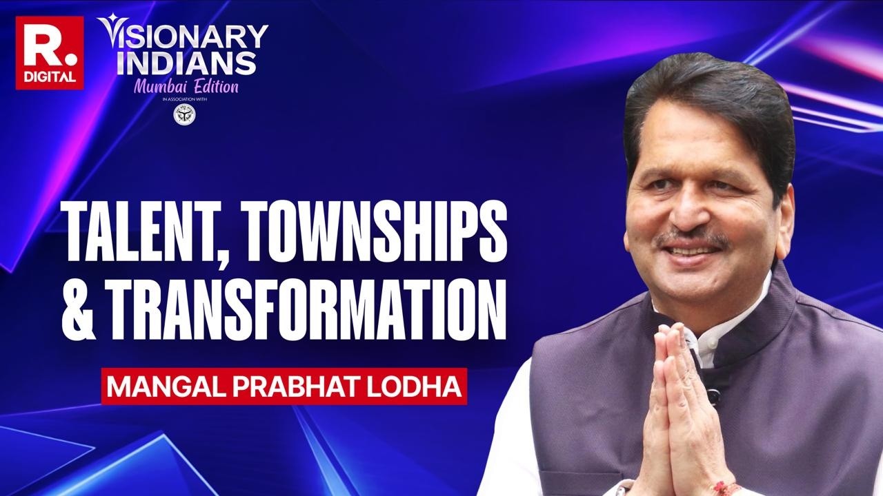 Mangal Prabhat Lodha at Republic Visionary Indians – Mumbai | Talent, Townships & Transformation