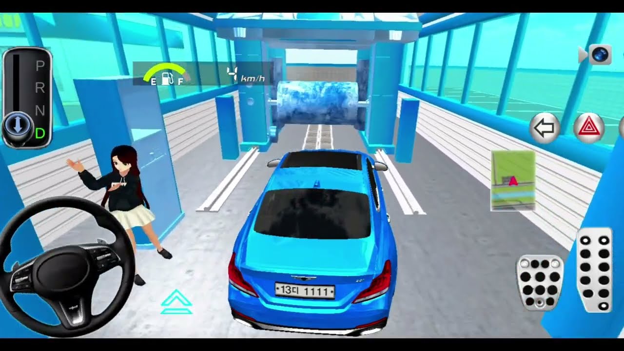 New Sedan Car Kia Stinger in Parking Building - 3D Driving Class 2025 - best Android gameplay