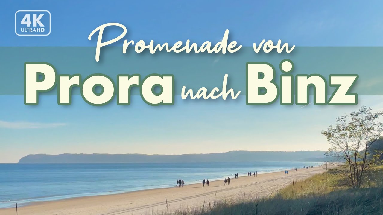 Von PRORA nach BINZ auf der neuen Promenade - Rügen Urlaub 2021 (4K Walk / ASMR)