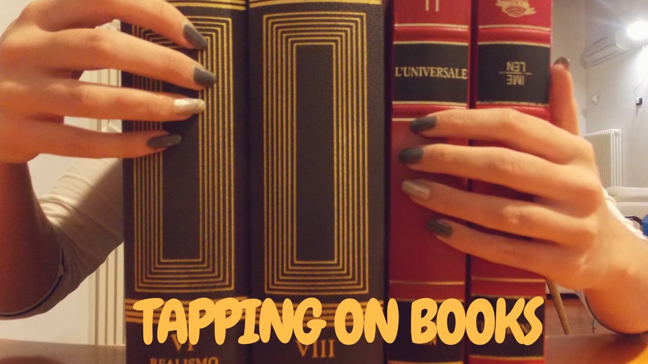ASMR Tapping on Books  📚| No Talking