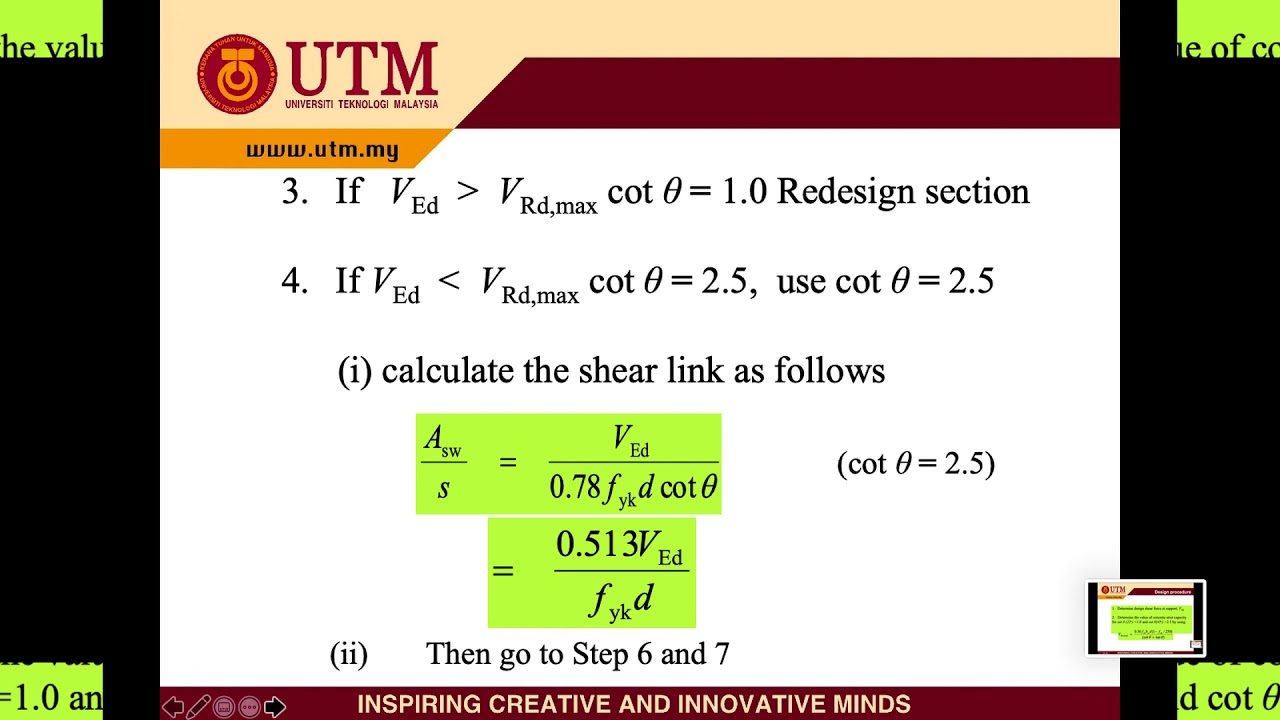 SHEAR DESIGN