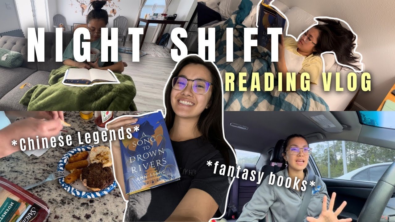 PREPARING FOR NIGHT SHIFT READING VLOG ☁️