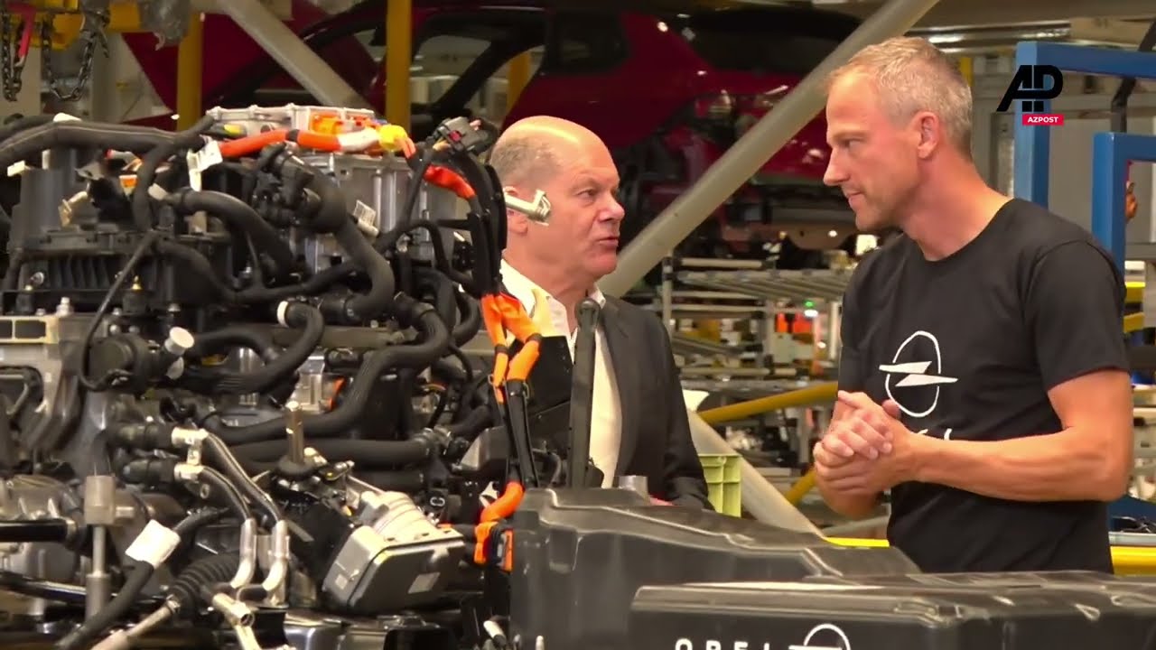 Scholz joins Opel's 125th anniversary celebration, welcomes German company's to carbon neutrality