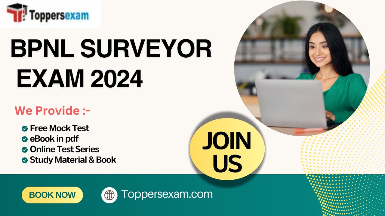 BPNL SURVEYOR Online Test Series 2024,Best MCQ, Syllabus 2024