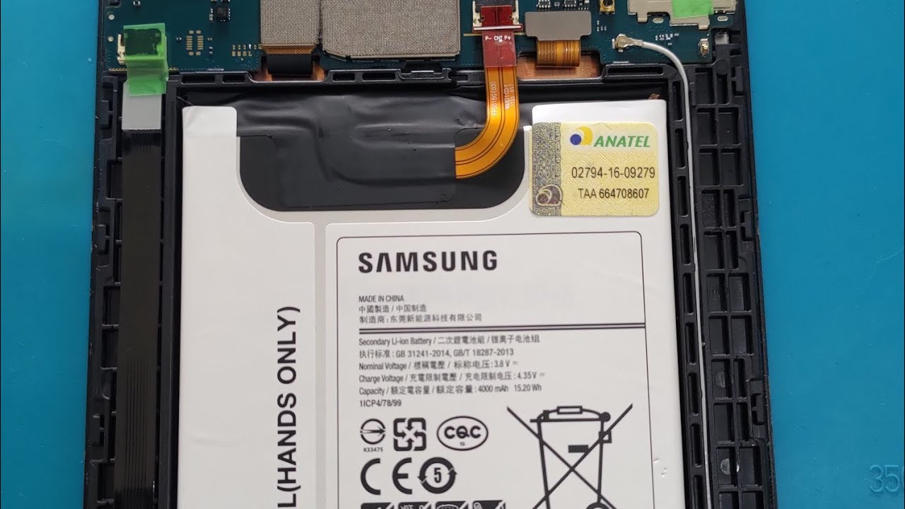 Troca de Bateria Samsung Tab A6 T285