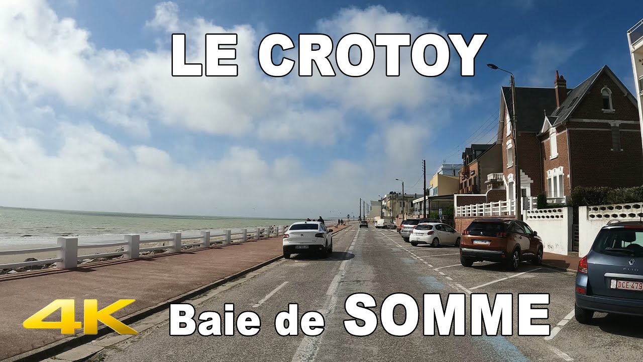 🇫🇷  Le Crotoy | Baie de somme | promenade Jules Noiret | 4K