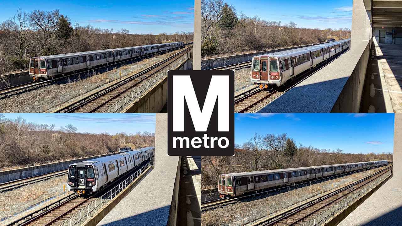 WMATA Metrorail Compilation at College Park-UM Station