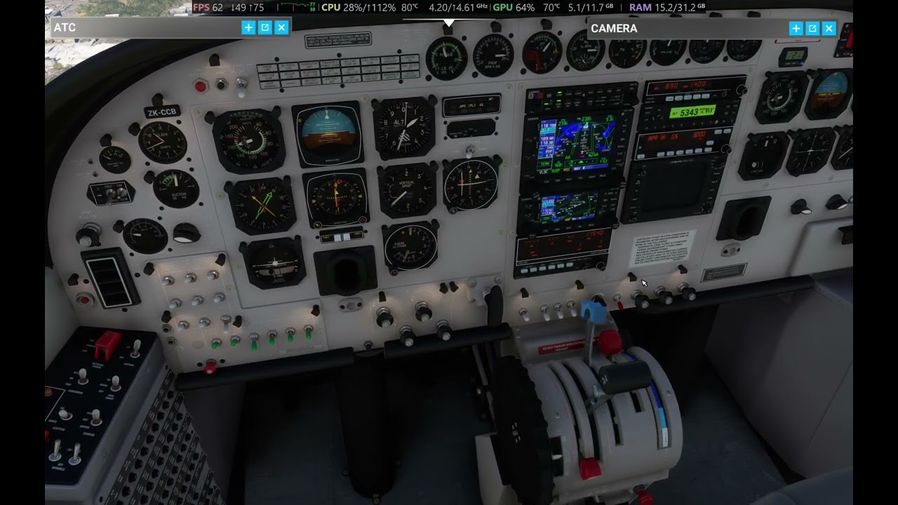 Microsoft Flight Simulator | Topa Cessna Caravan | Auckland ILS 23L approach