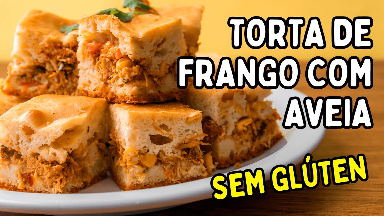 Torta de Frango Saudável: PODE COMER MUITO/ SEM FARINHA DE TRIGO/ NUTRITIVA/ SEM GLÚTEN!