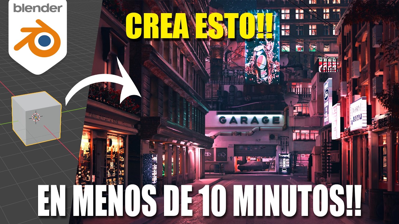 COMO CREAR CALLES Y CIUDADES REALISTAS EN BLENDER SIN COMPLICARTE LA VIDA!! ES FACIL!! | TUTORIAL