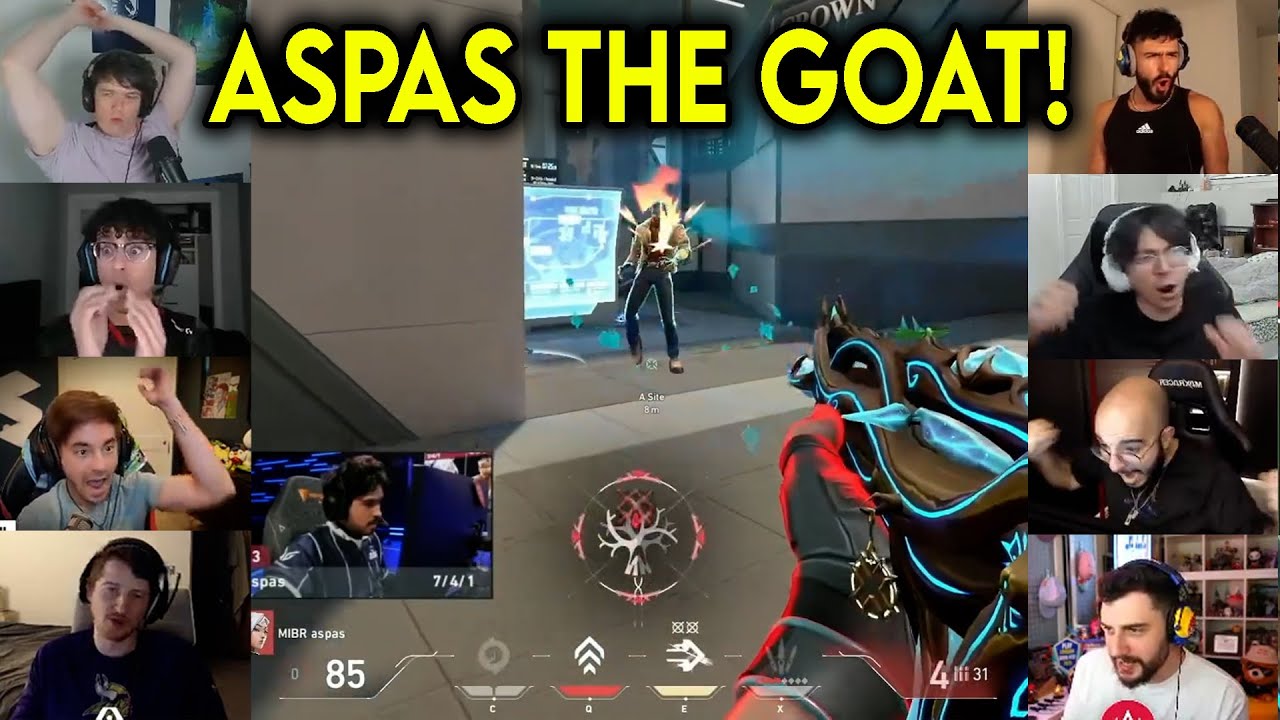 Valorant Streamers Reacts To MIBR Aspas Insane 1v3 CLUTCH Against G2 In VCT