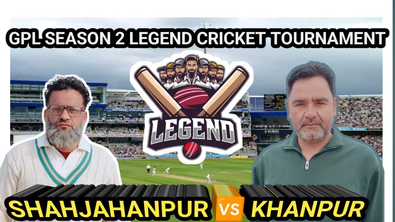 GPL SEASON 2 KHANPUR VS SHAHJAHANPUR LEGEND CRICKET TOURNAMENT 2nd innings