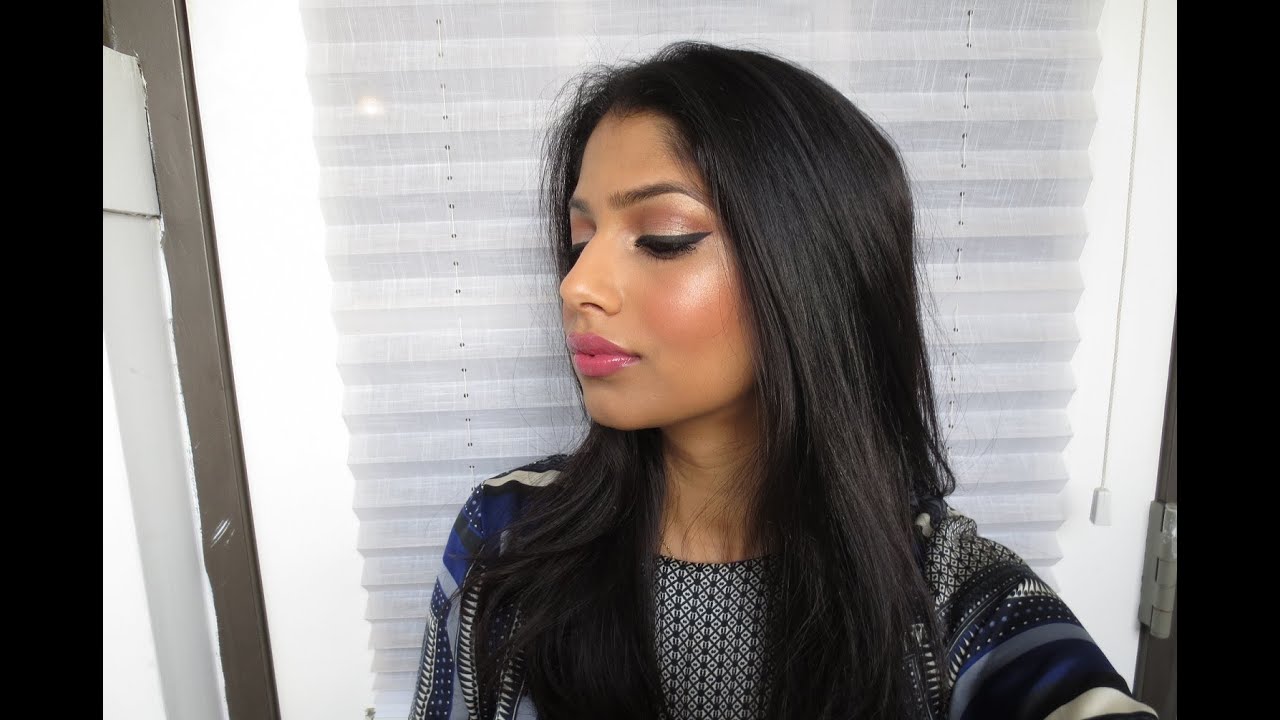 Super Easy Dewy/Glowy makeup for Brown/Indian/Olive skin!!