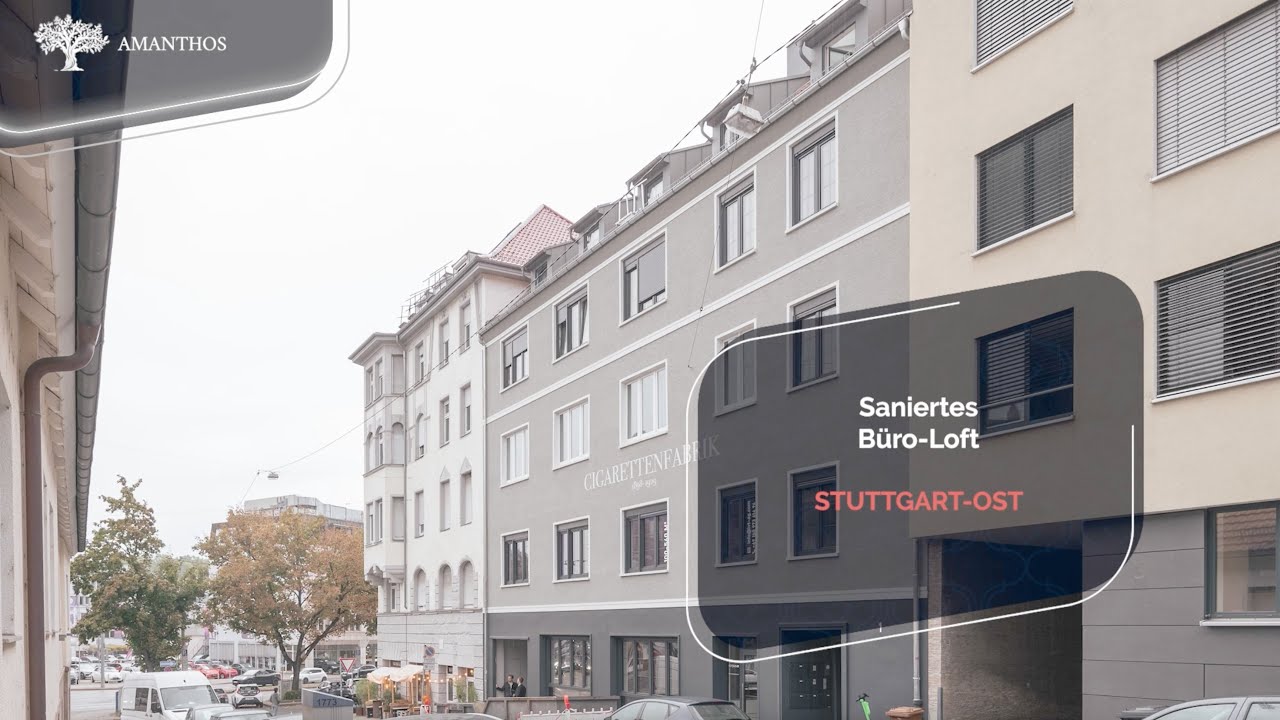 Amanthos 360&deg; Saniertes B&uuml;ro-Loft im Stuttgarter Osten 🏢 🚀