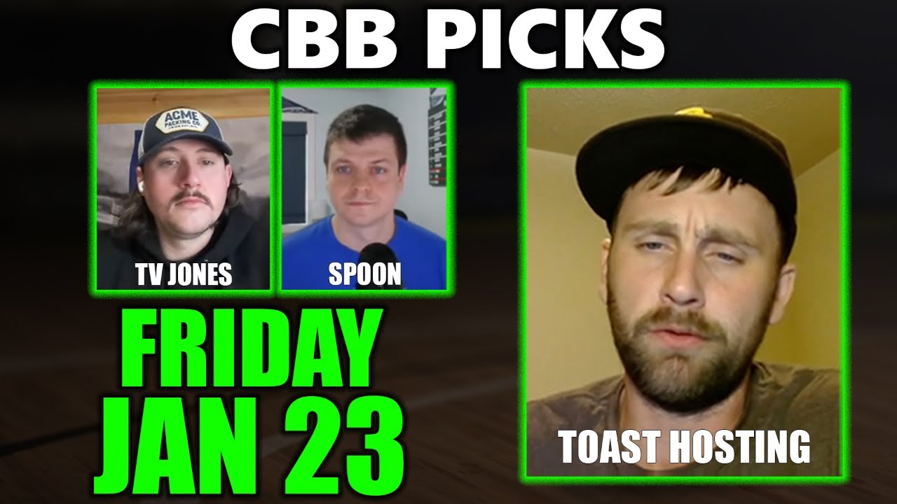 College Basketball Picks with Kyle Kirms | Friday January 23rd