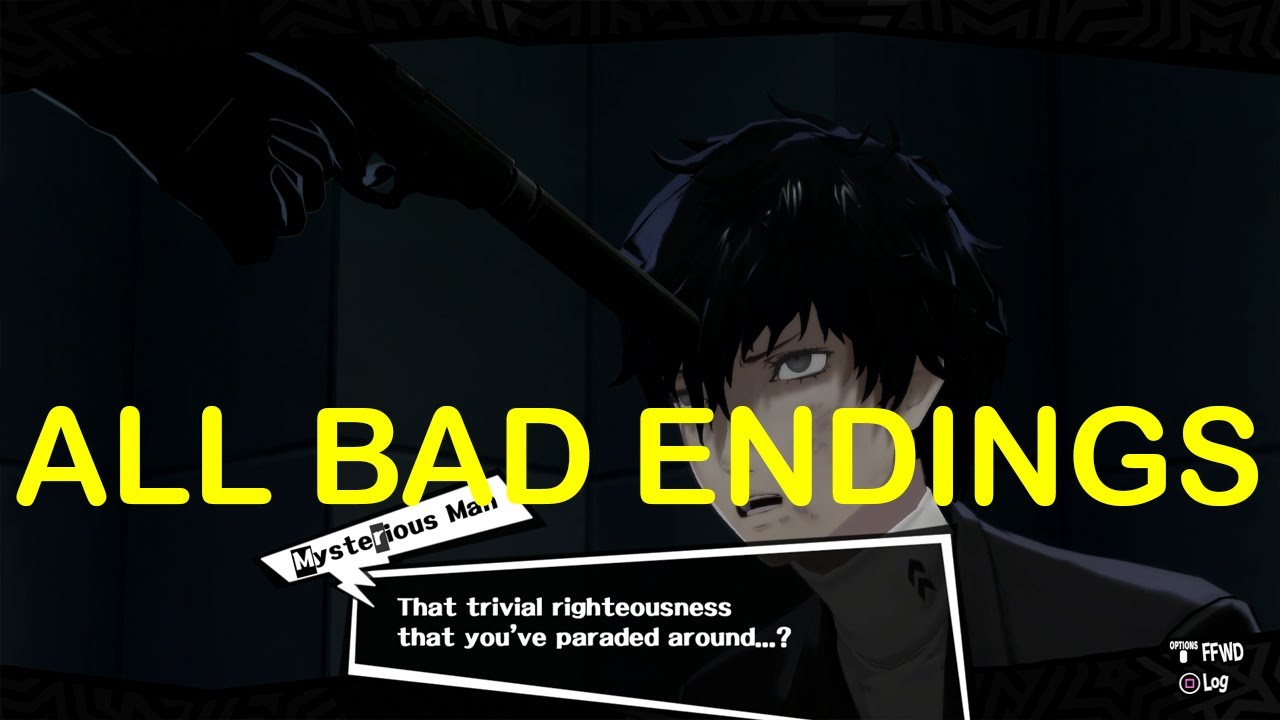 Persona 5 ALL BAD ENDINGS