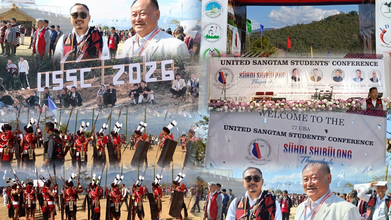 77 UBA  United sangtam student's conference Dancing  Troup & Games & sports third day 