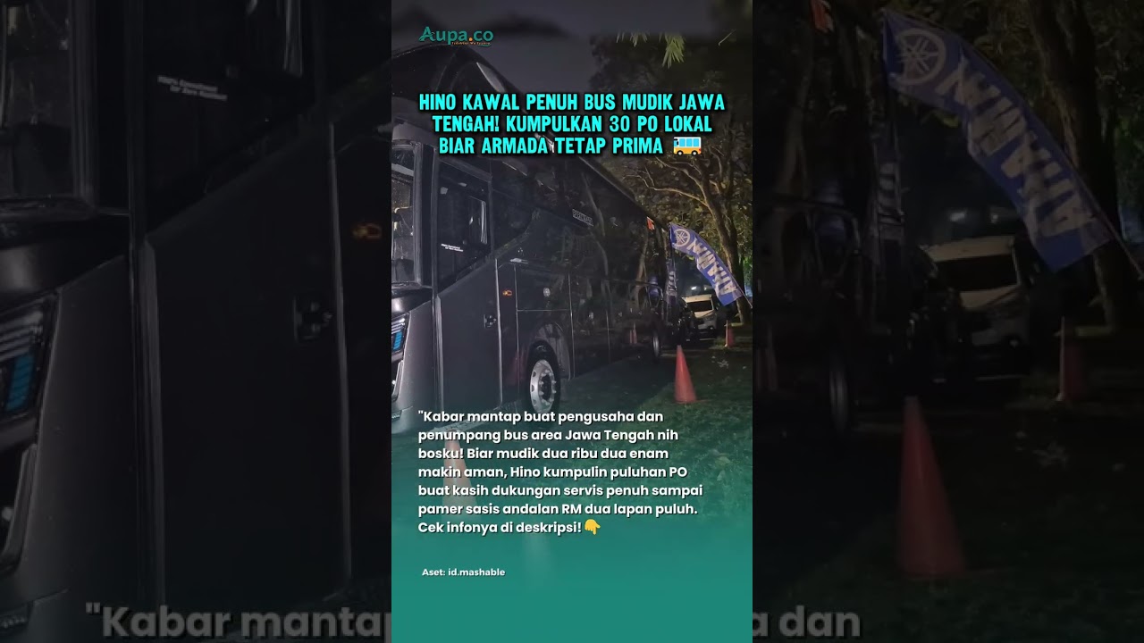 Hino Perkuat Dukungan Armada Bus PO Jawa Tengah (Pamer Sasis RM 280)
