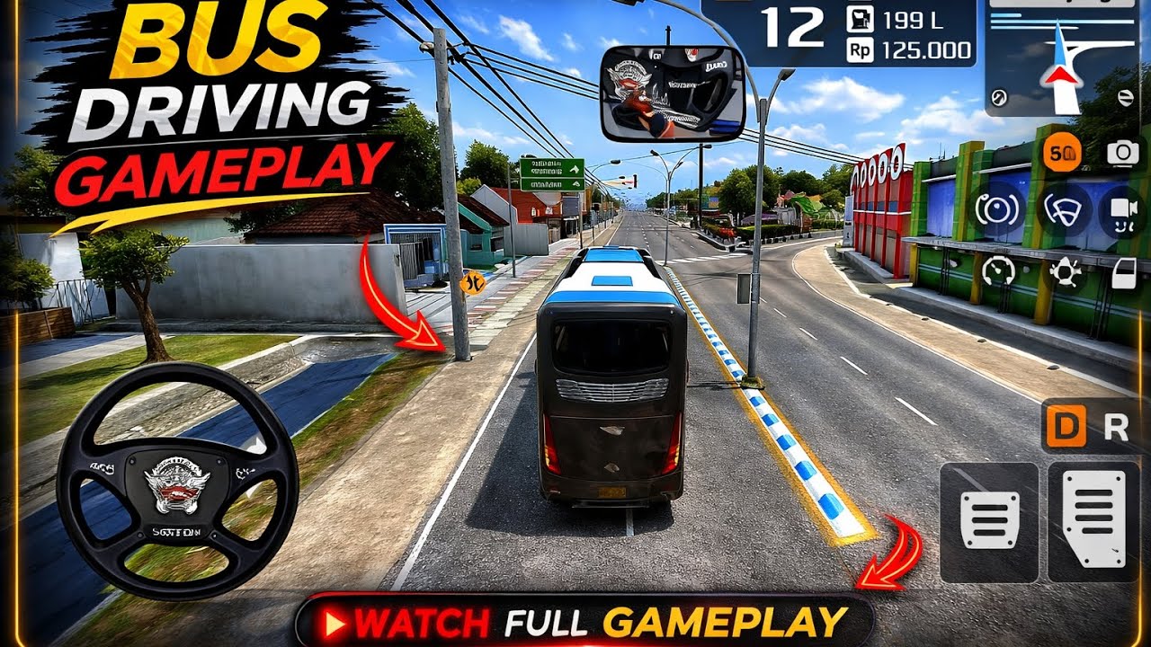 High Speed Drive🛣️||Bus simulator indonesia game|| #video #bussid 