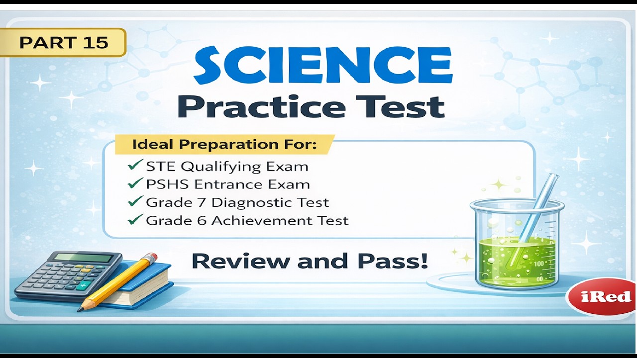 Science Practice Test - PART 15 for Science High School Entrance Exams