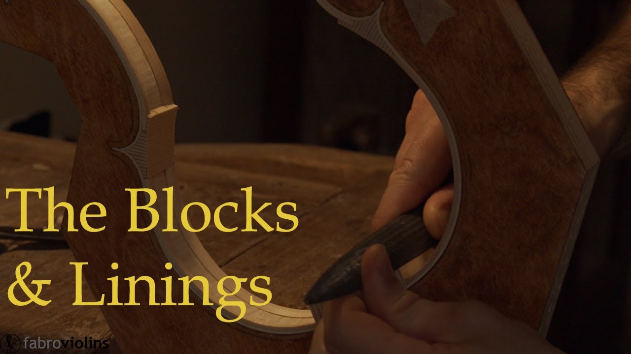 MAKING A VIOLIN | The BLOCKS and LININGS | Step 10 | Amati Model