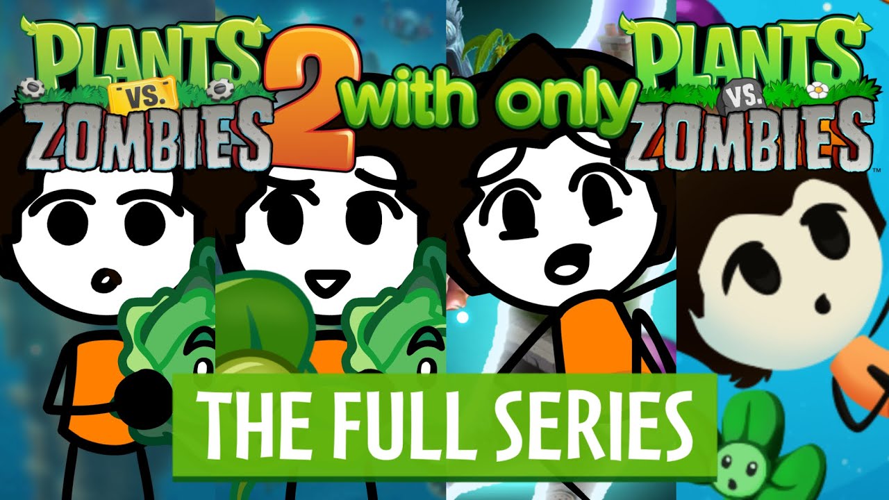 Beating Plants vs. Zombies 2 WITH ONLY Plants vs. Zombies 1 Plants - THE FULL SERIES