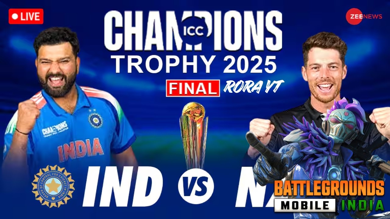 IND vs NZ FINAL LIVE 🔥 | Chicken Dinner + Cricket Final | @RoRaYt #bgmilive #indvsnz #worldcup