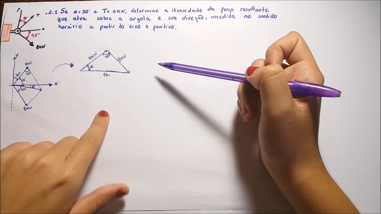 exercício hibbeler estática 2.1 - Análise Estrutural