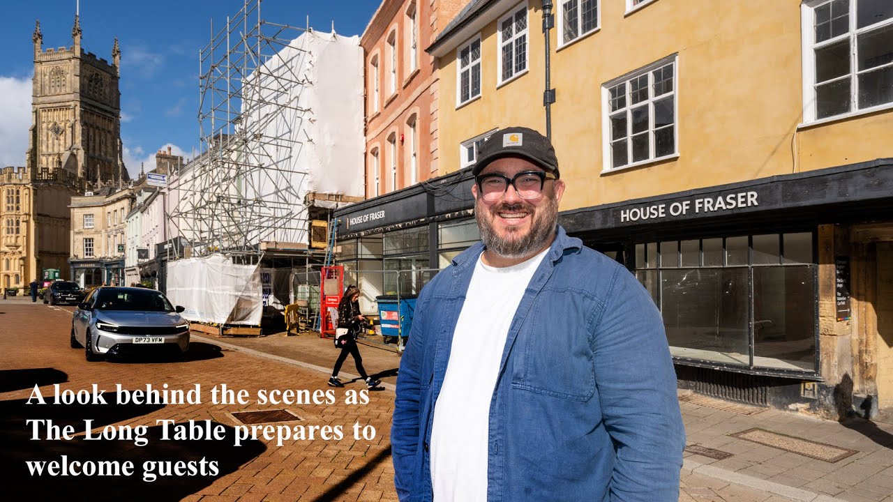 A look behind the scenes at The Long Table's new Cirencester location