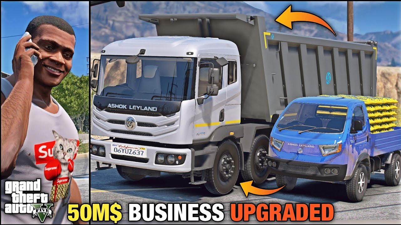 New Truck Business Ke Liye 50 Lakh Lagadiye 🤯 Leyland Ke Itne Truck Le Liye 😳🤑 ( GTA 5 Mods )
