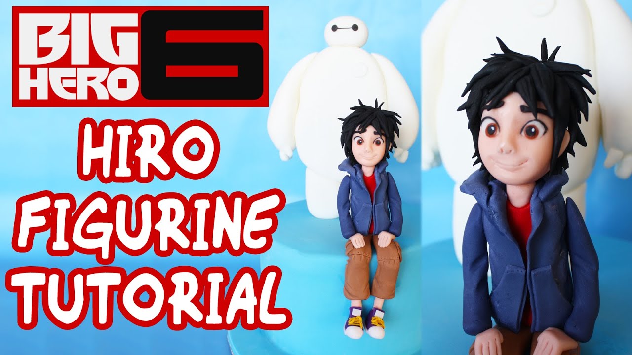 How to Make Human Figurine Tutorial - Disney Big Hero 6 Hiro Figurine Tutorial - TheCakingGirl