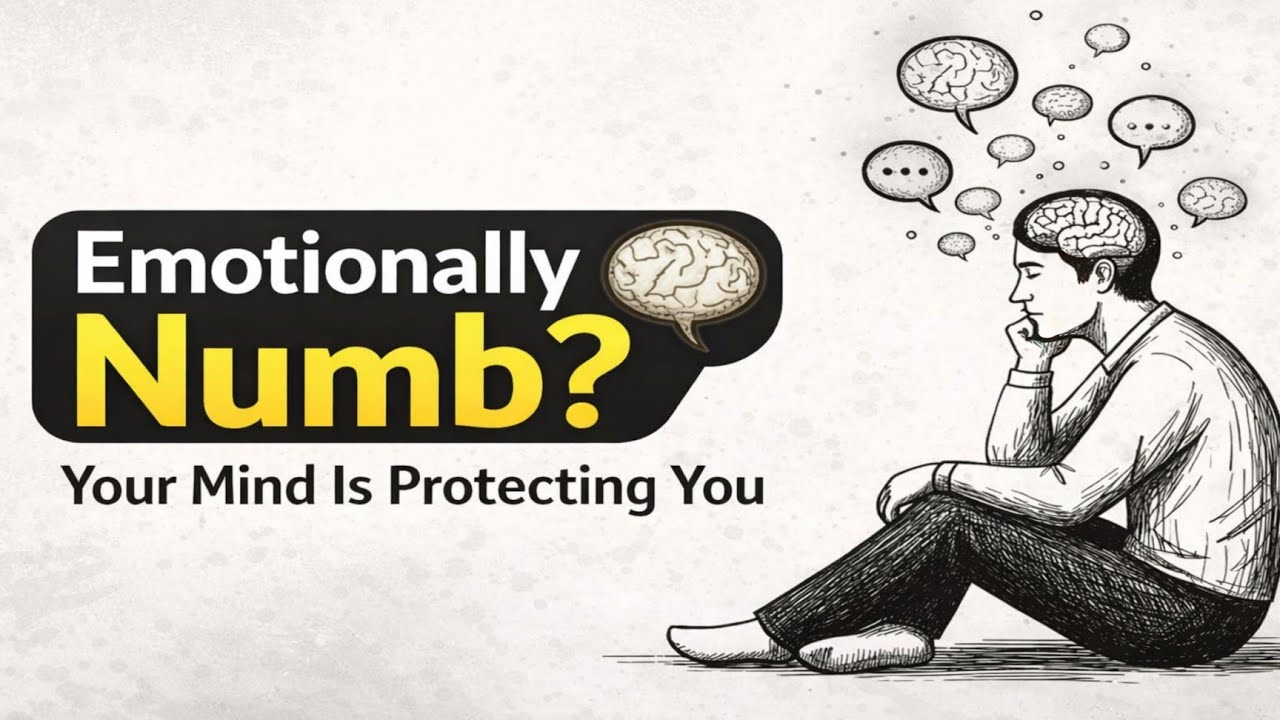 🔥 If You Feel Emotionally Numb, Your Mind Is Protecting You From Past Pain 🧠💔