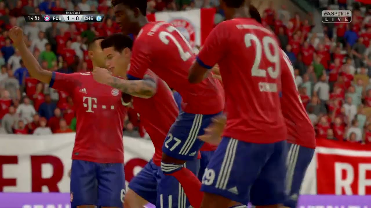 FIFA 19-gol di j rodriguez in rovesciata
