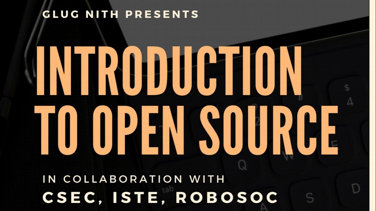 Introduction To Open Source - OSM Event 1