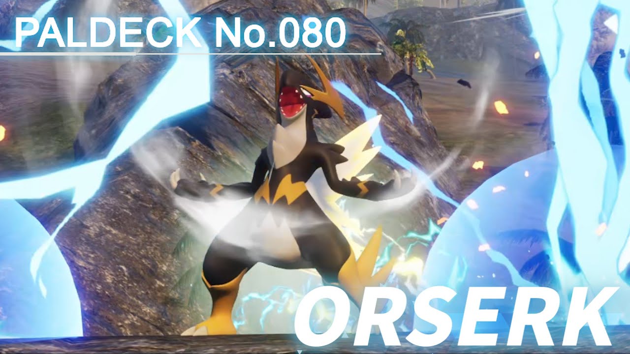 Paldeck_SP | No.080 ORSERK - Palworld | Gameplay | Pocketpair