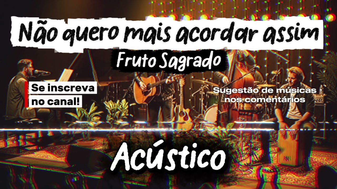 NÃO QUERO MAIS ACORDAR ASSIM - FRUTO SAGRADO | ACÚSTICO | IA COVER