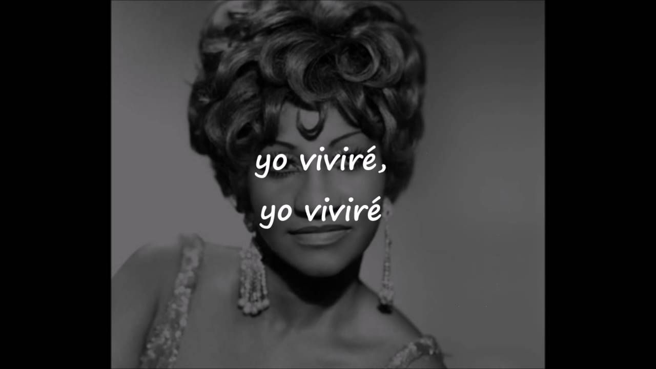 Celia Cruz- Yo vivir&eacute; (I will Survive) LETRA