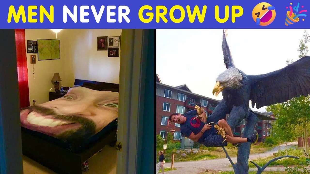 Hilarious Moments Proving Men Never Truly Grow Up 😂🎉
