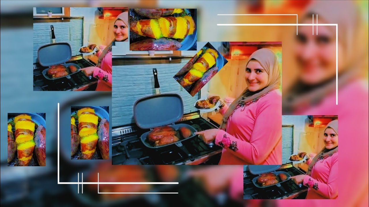 البطاطا  المشويه (زي اللي  بتتباع في عربيات الشارع) جوسي وخطيره 👌🏻❤