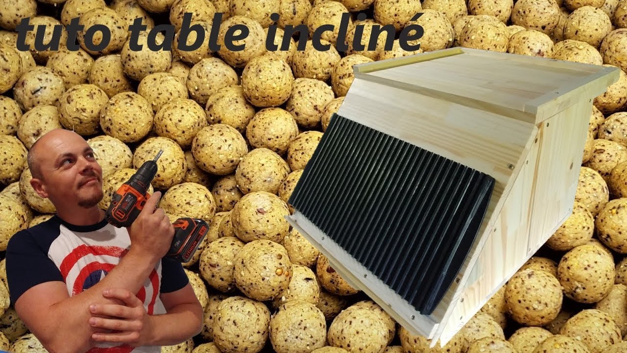 (TUTO)fabrication plan incliné pour rouler les bouillettes