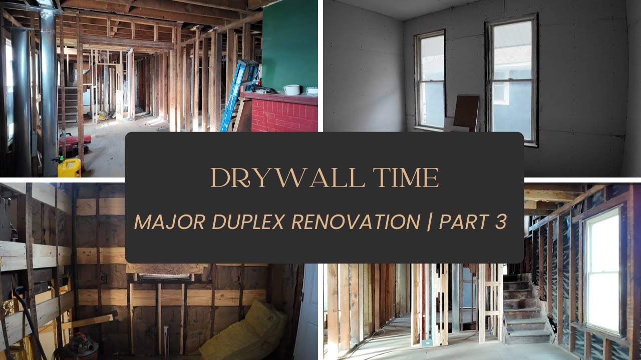 Major Duplex Renovation Part 3 - MEPS Done and Drywall Going In!