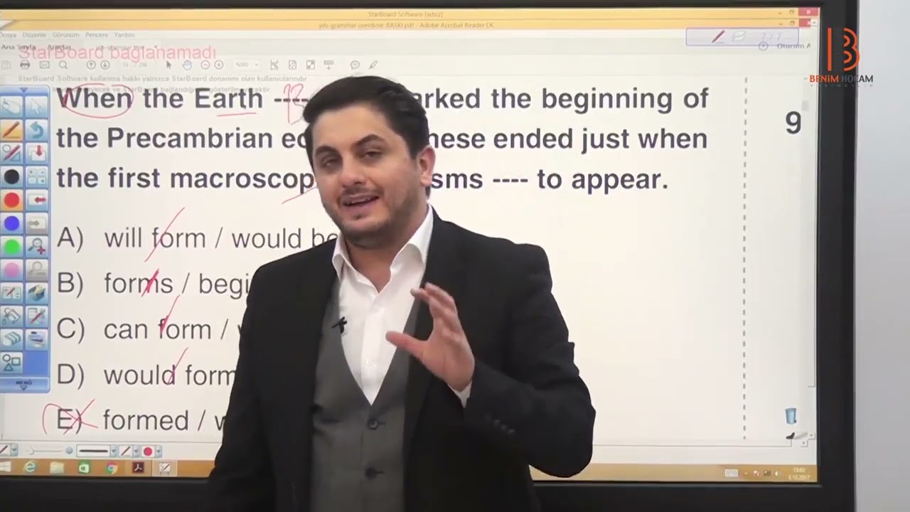 HAKKI ŞAHİN VİDEO 107 Grammar Overdose Tense Test I   Soru Çözümü   YÖKDİL YDS LYS 5
