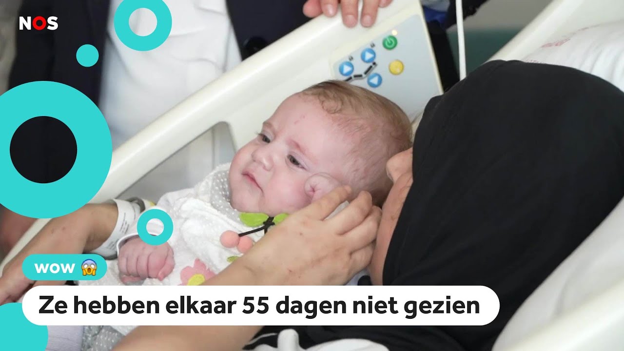 Onder puin geredde baby in Turkije terug bij moeder