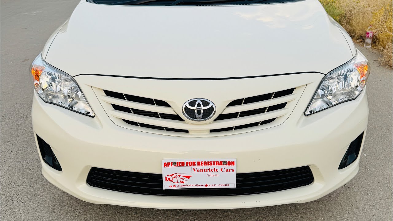 Toyota Gli 2012-13 Karachi register