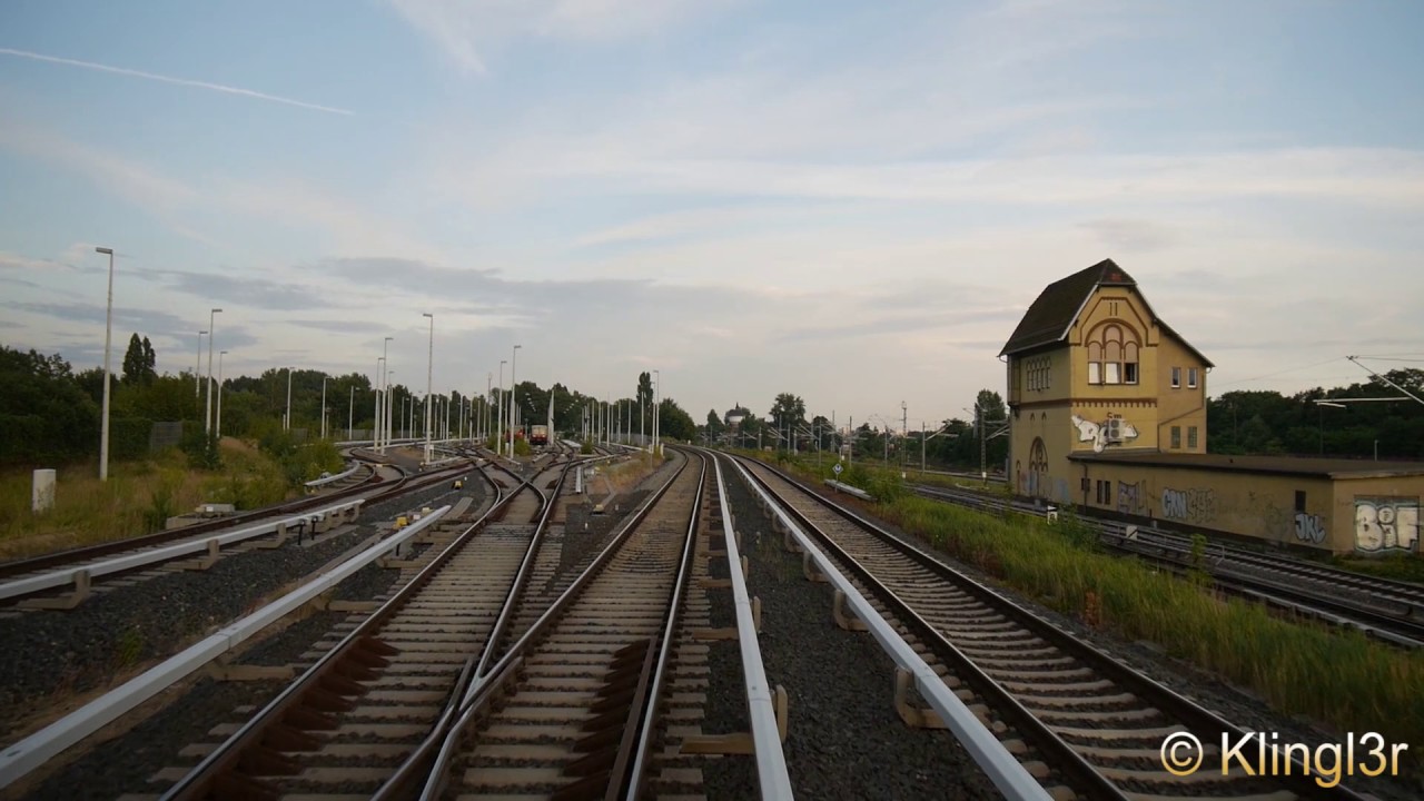 Führerstandsmitfahrt S-Bahn Berlin Hermannstraße - Spindlersfeld - Schöneweide S47 BR480