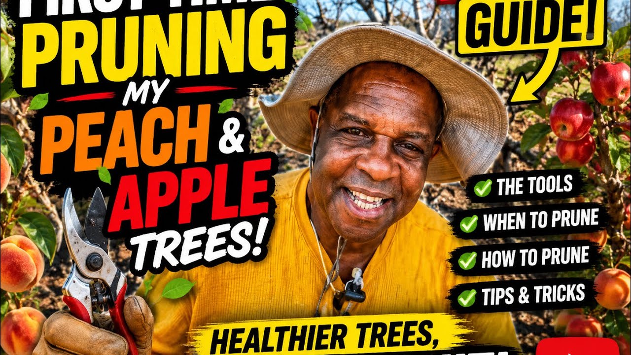 First Time Pruning My Peach and Apple Trees: Step-by-Step Guide.