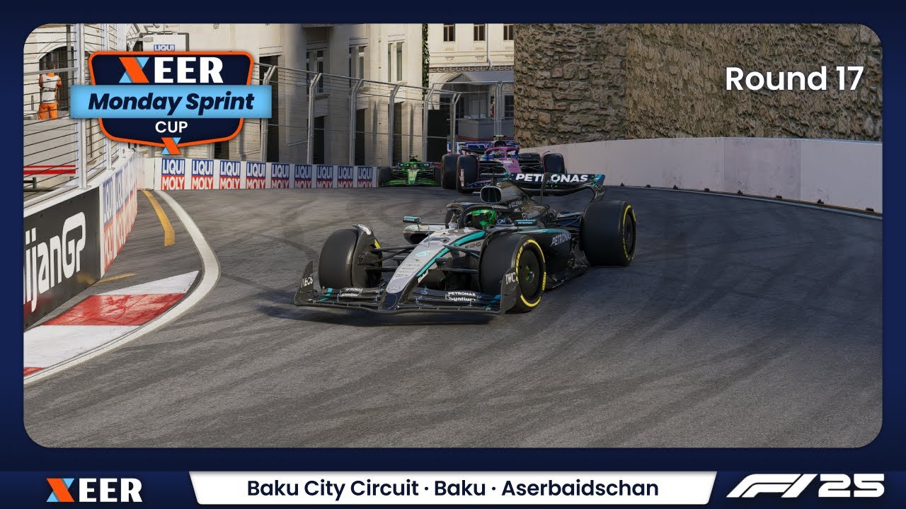 F1 25 - Monday Sprint Cup Seasion 9 - Rennen 17 Baku | European Elite Racing