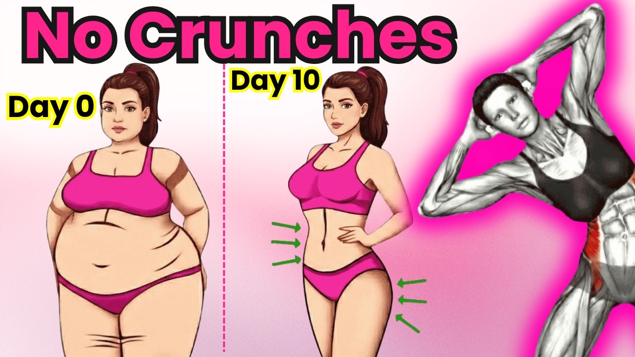 10-минутная тренировка для пресса «Мама: похудение живота» стоя без скручиваний