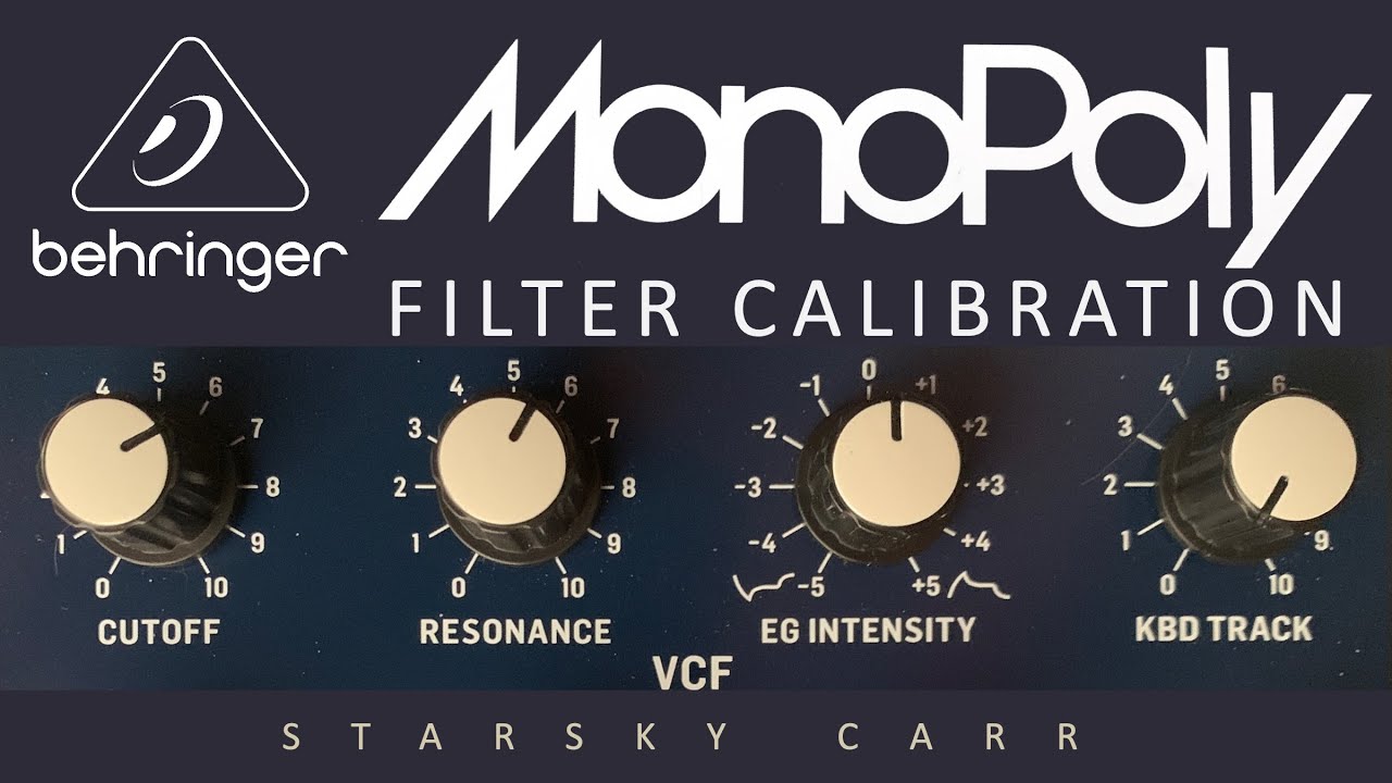 Behringer MonoPoly Filter Calibration: What's going on?